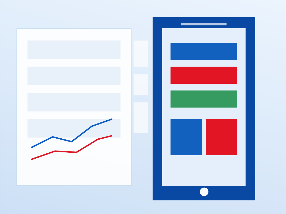 Mobile environmental management application dashboard